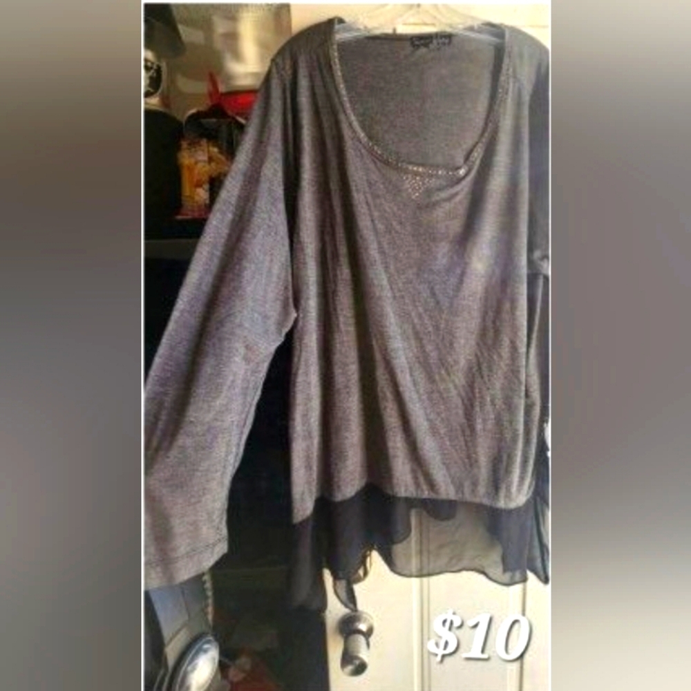 Grey blouse